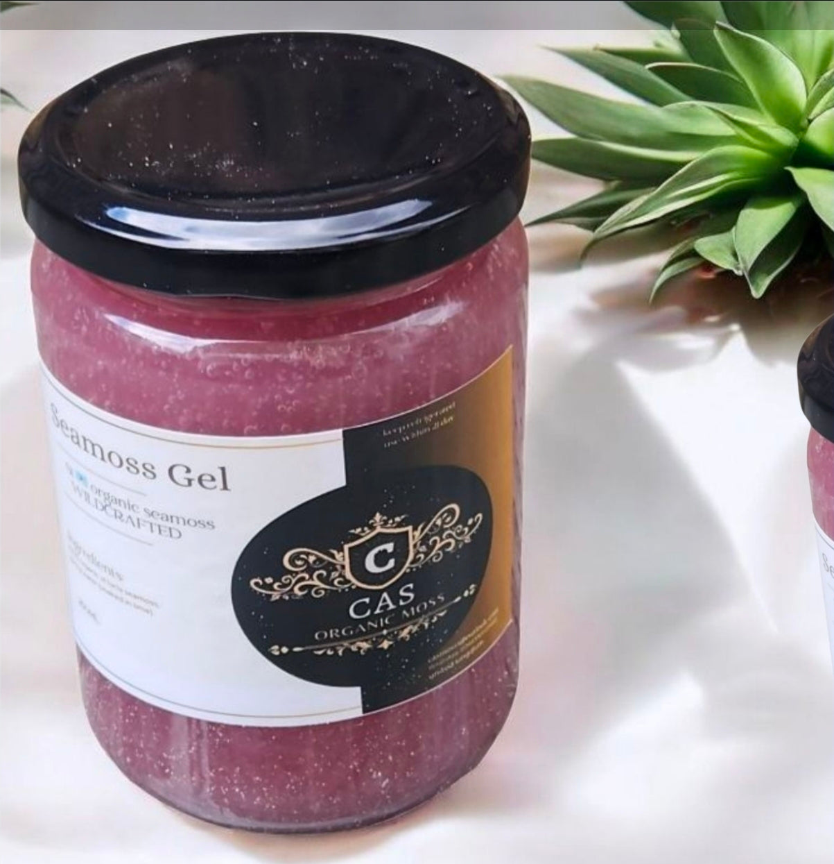 100% Organic wildcrafted Purple Sea Moss Gel (500ml)